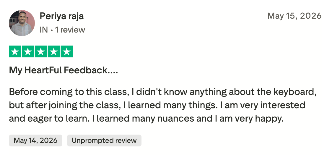 Emperor Keys student review